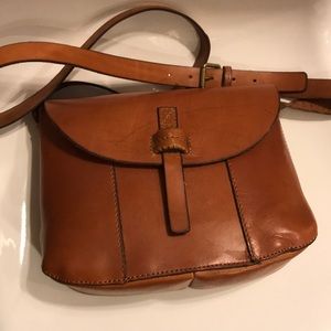 Leather Lucky brand crossbody bag